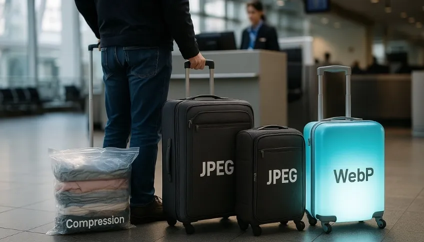 Optimización de Imágenes: La Guía Completa de Formatos (WebP vs. JPEG), Compresión y Carga Rápida