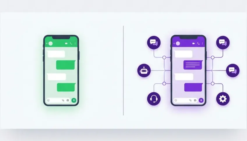 WhatsApp Business API vs. la app normal: ¿cuándo da el salto tu negocio?