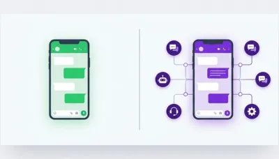 Imagen de portada: WhatsApp Business API vs. la app normal: ¿cuándo da el salto tu negocio?
